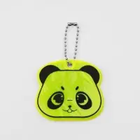 Светоотражающий элемент &laquo;Морда панды&raquo;, двусторонний, 6&times;5.5 см, МИКС