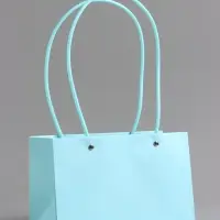 Сумка для цветов влагостойкая, тиффани, 22x10.5x13.5 см