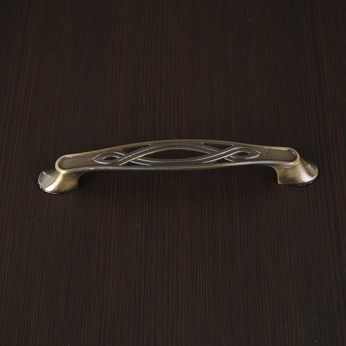 Ручка-скоба ТУНДРА РК143AB, м/о 128 мм, цвет бронза