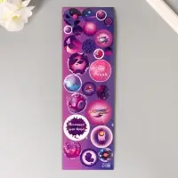 Наклейки на листе для творчества &laquo;Арт Узор. Космос&raquo;, пластик, 6.5&times;19 см