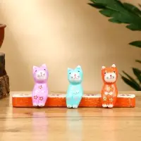 Сувенир "Котики на скамейке" дерево 18х4х7 см