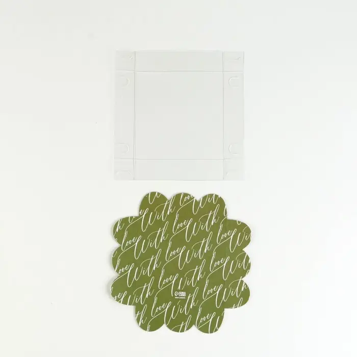 Коробка для печенья, кондитерская упаковка с пластиковой крышкой, &laquo;Пчёлка&raquo;, 10.5 х 10.5 х 3 см