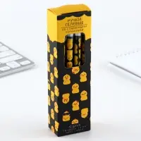 Ручка пиши стирай синяя паста 0,5 мм с колпачком &laquo;Утя&raquo;