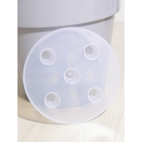 Кашпо для цветов со вставкой &laquo;Порто&raquo;, 15 л, серое