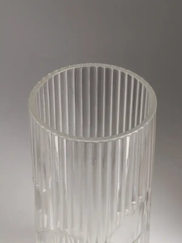 Ваза стекло настольная "Вигдис" 24,5х12 см, прозрачный