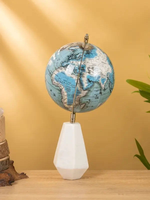 Глобус сувенирный, 18&times;15&times;33.5 см, подставка мрамор