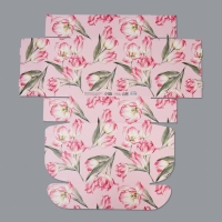 Коробка подарочная складная, упаковка, &laquo;Цветы&raquo;, 30.5 х 22 х 9.5 см