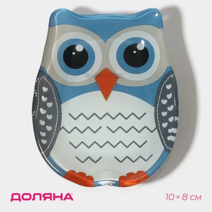 Соусник Доляна "Совунья", 45 мл, 10&times;8х1,5 см, цвет синий