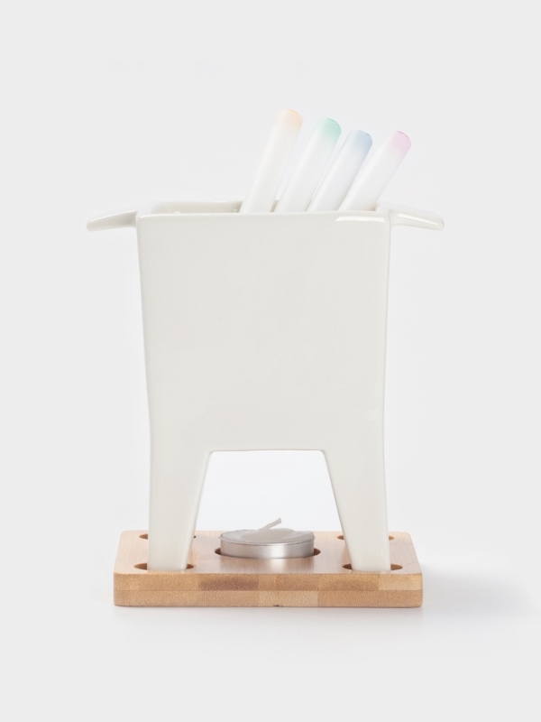 Набор для фондю BellaTenero, 11.5&times;14.5 см, 4 шпашки