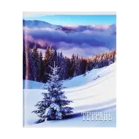 Тетрадь 48 листов в клетку, Calligrata &laquo;Времена года&raquo;, серые листы, МИКС