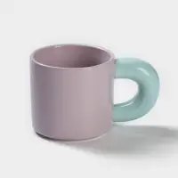 Кружка &laquo;Воздух&raquo;, 300 мл, керамика, цвет фиолетовый и голубой