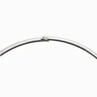 Чокер &laquo;Обруч&raquo; на шею, цвет серебро