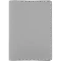 Обложка для паспорта Shall Simple, серый