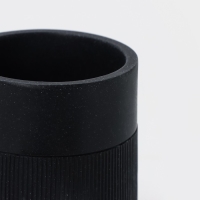 Набор аксессуаров для ванной комнаты SAVANNA, 3 предмета, дозатор, стакан, мыльница, чёрный