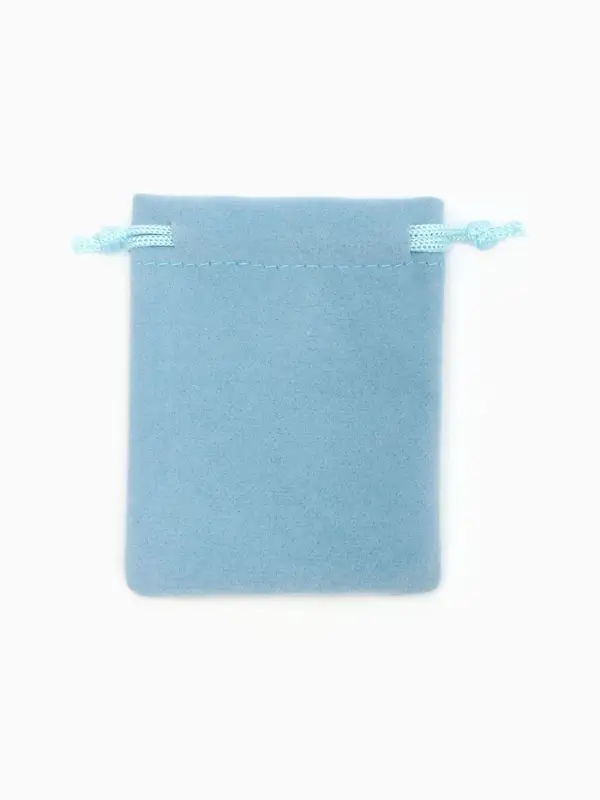 Мешочек бархатный, 7&times;9 см, голубой
