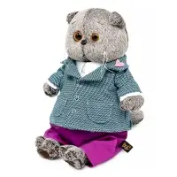 Мягкая игрушка "Басик в пиджаке с орнаментом", 22 см Ks22-268