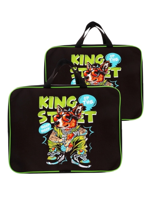 Папка с ручками текстильная А4, 360&times;245&times;70 мм, Calligrata TOP &laquo;На стиле&raquo;