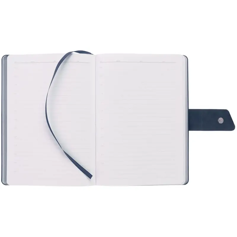 Ежедневник Boom, недатированный, черный с синим