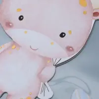 Наклейка интерьерная "Зверята" 31х60 см