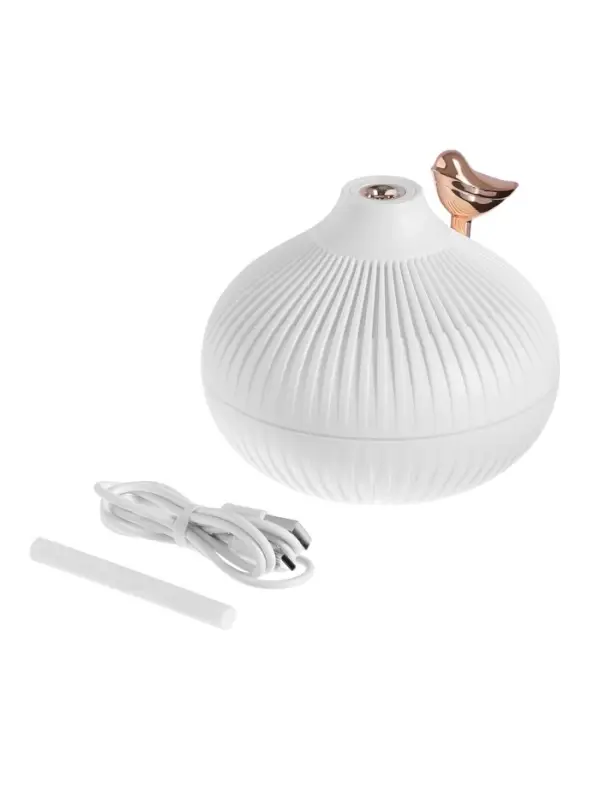 Увлажнитель воздуха HM-7, ультразвуковой, до 15 м&sup2;, 2 Вт, 300 мл, белый