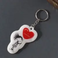 Брелок ПВХ "Я девачка!" мягкий 4,2х6,5 см