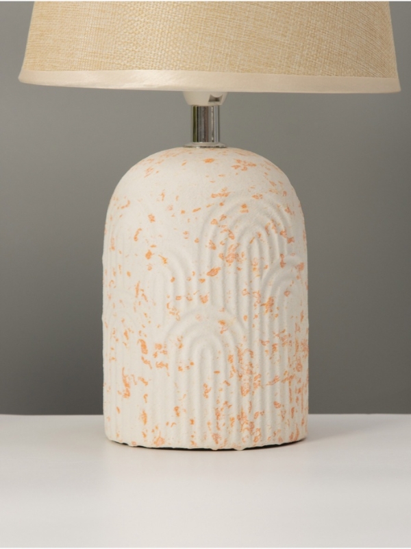 Настольная лампа "Радуга" 1х40Вт Е14 белый 20х20х33см