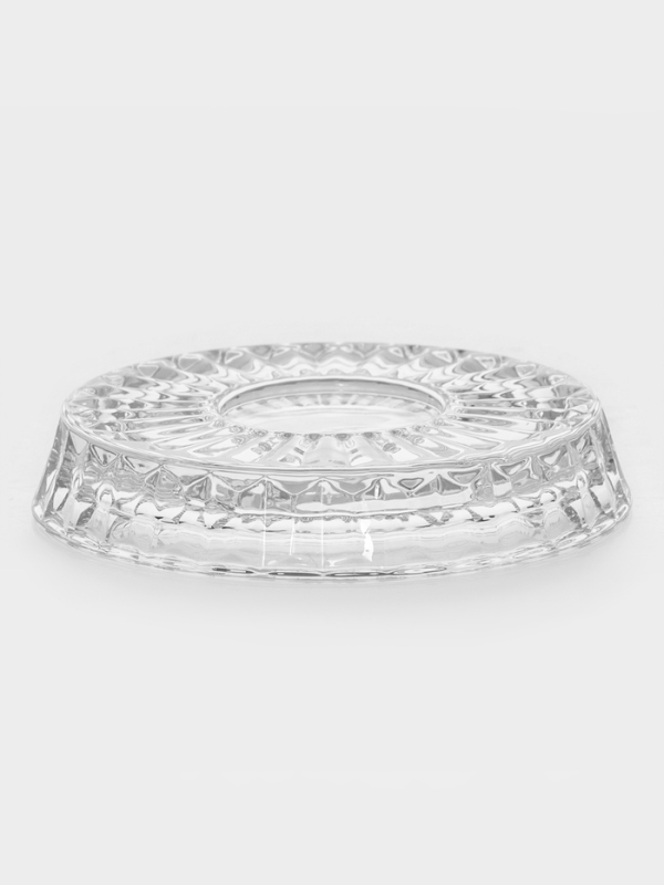 Стакан на вращающейся подставке "Тор" грани 250 мл, 8,5х10 см