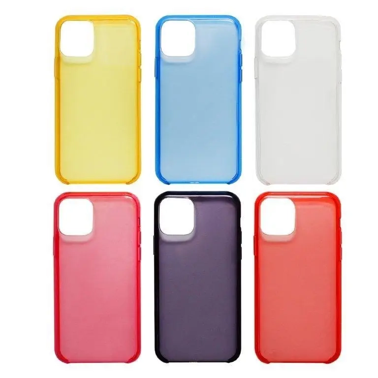 Чехол iPh 11 Pro Max цветной силикон