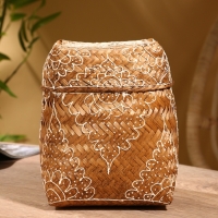 Корзинка плетеная "Морокко" 17х17х25 см