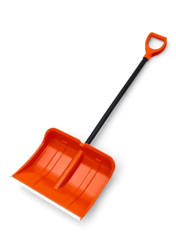 Лопата 500 х 375 мм, пластик, металлический черенок, оцинкованная планка Вьюга №2 Премиум