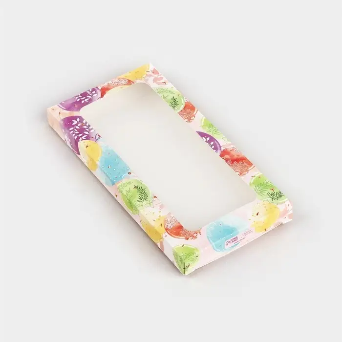 Коробка для шоколада &laquo;С днём рождения!&raquo;, с окном, 17.3 х 8.8 х 1.5 см