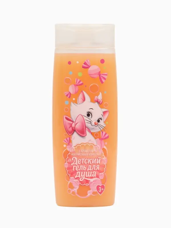 Детский гель, аромат карамельные конфетки, 250 мл, Кошечка