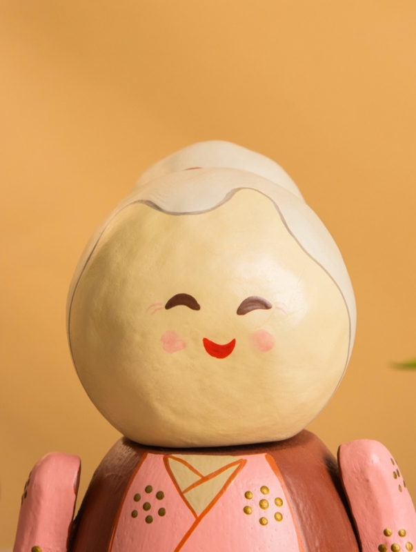 Деревянная кукла кокеши &laquo;Бабушка Юки&raquo;, 11&times;11&times;16 см