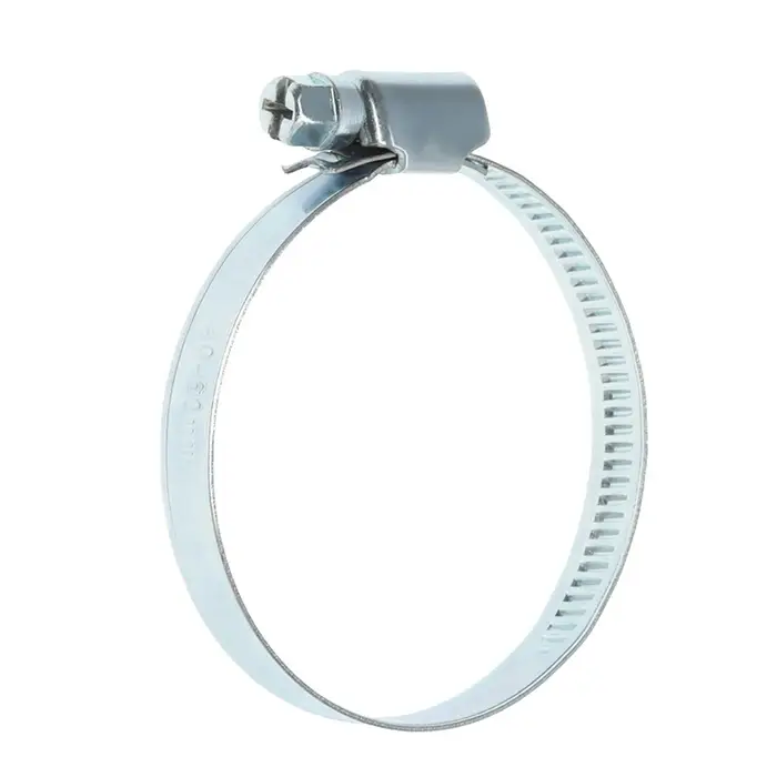 Хомут оцинкованный ZEIN engr, несквозная просечка, диаметр 40-60 мм, ширина 9 мм