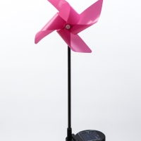 Штекер с подсветкой "Ветерок" розовый, 19х70см