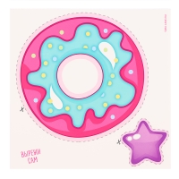 Декор на стену &laquo;Единорог&raquo;, 5 карточек в комплекте