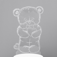 Светильник "Мишутка" LED RGB от сети 9,5х9,5х16 см RISALUX