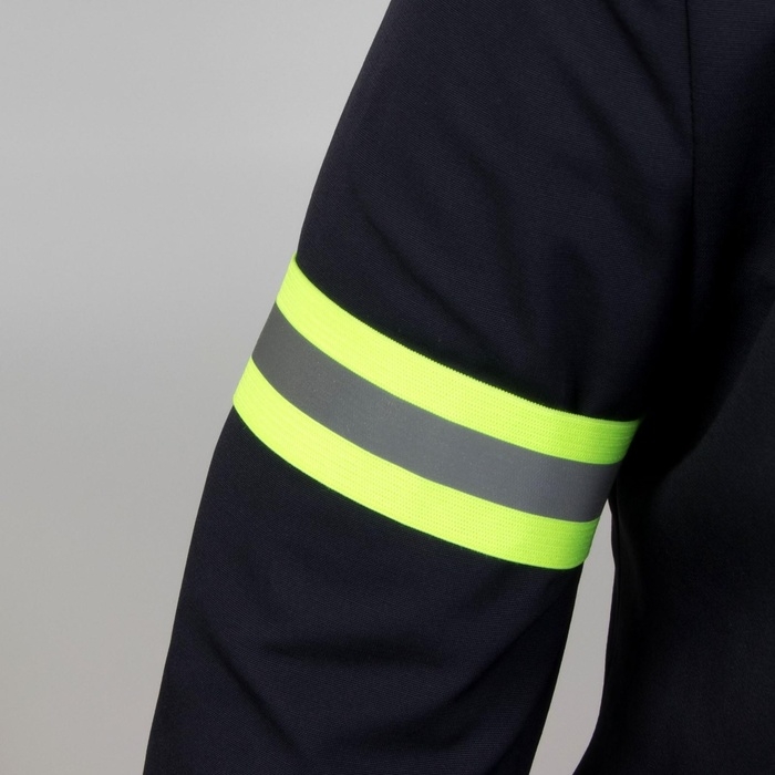 Повязка нарукавная светоотражающая, эластичная, на липучке, 35 &plusmn; 1 &times; 3,8 см