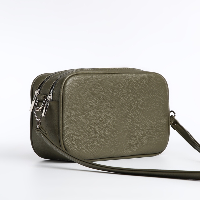 Сумка женская через плечо TEXTURA, маленький размер, цвет хаки