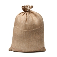 Мешок джутовый, 50 &times; 69 см, плотность 260 г/м&sup2;, плетение 46 &times; 34 нити, с завязками