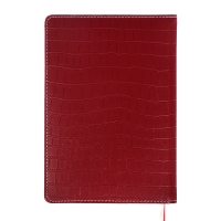 Ежедневник датированный 2024 A5 176 листов, deVENTE.Wild, твёрдая обложка из искусственной кожи, золотой срез, ляссе, кремовый блок 70 г/м2, бордовый