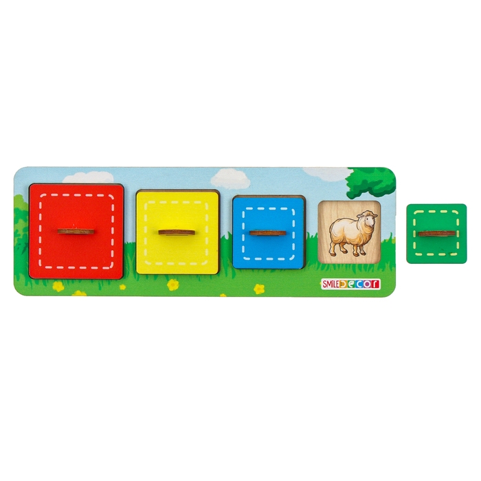 Рамки-вкладыши для малышей &laquo;Умные квадраты&raquo;