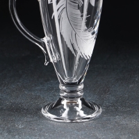 Кружка &laquo;Перо&raquo;, стеклянная, 250 мл