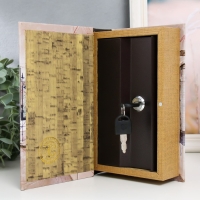 Сейф-книга дерево кожзам "Архитектурные проекты и концепции" 21х13х5 см