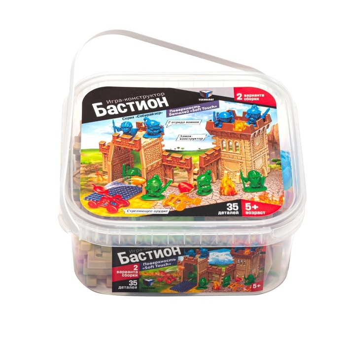 Конструктор &laquo;Бастион&raquo;, 35 деталей, 5+