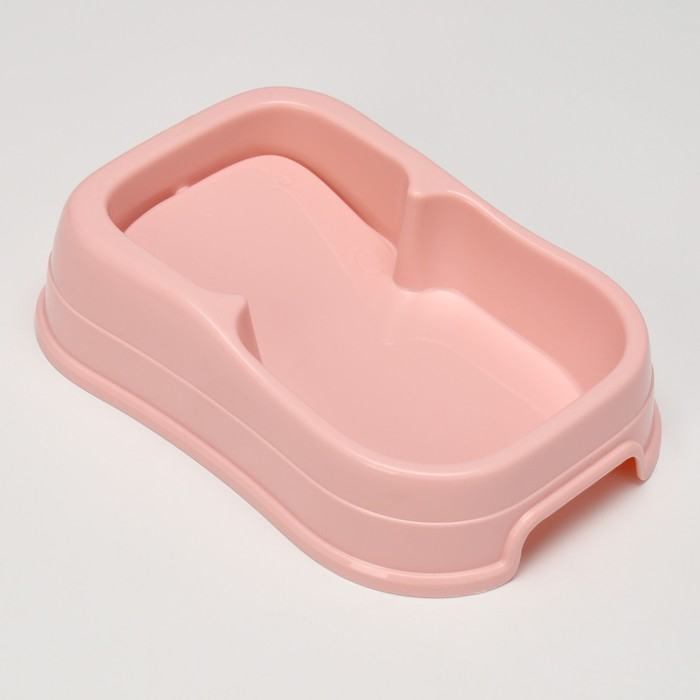 Автокормушка 1,5 л, 23,5 х 16 х 24 см, розовая