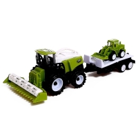 Комбайн инерционный &laquo;Фермер&raquo;, с трактором и прицепом, МИКС