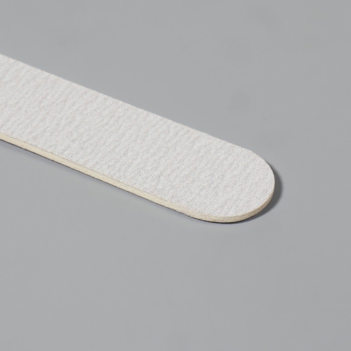 Пилка-наждак, на деревянной основе, набор 20 шт, абразивность 220, 18 см, цвет серый/фиолетовый