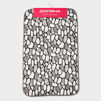 Коврик для ванной и туалета Доляна &laquo;Галька&raquo;, 50&times;80 см
