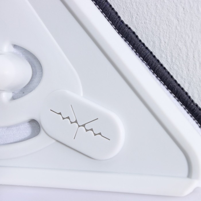 Окномойка с стальной ручкой и сгоном Raccoon, 25&times;17&times;105(148) см, 2 насадки из микрофибры